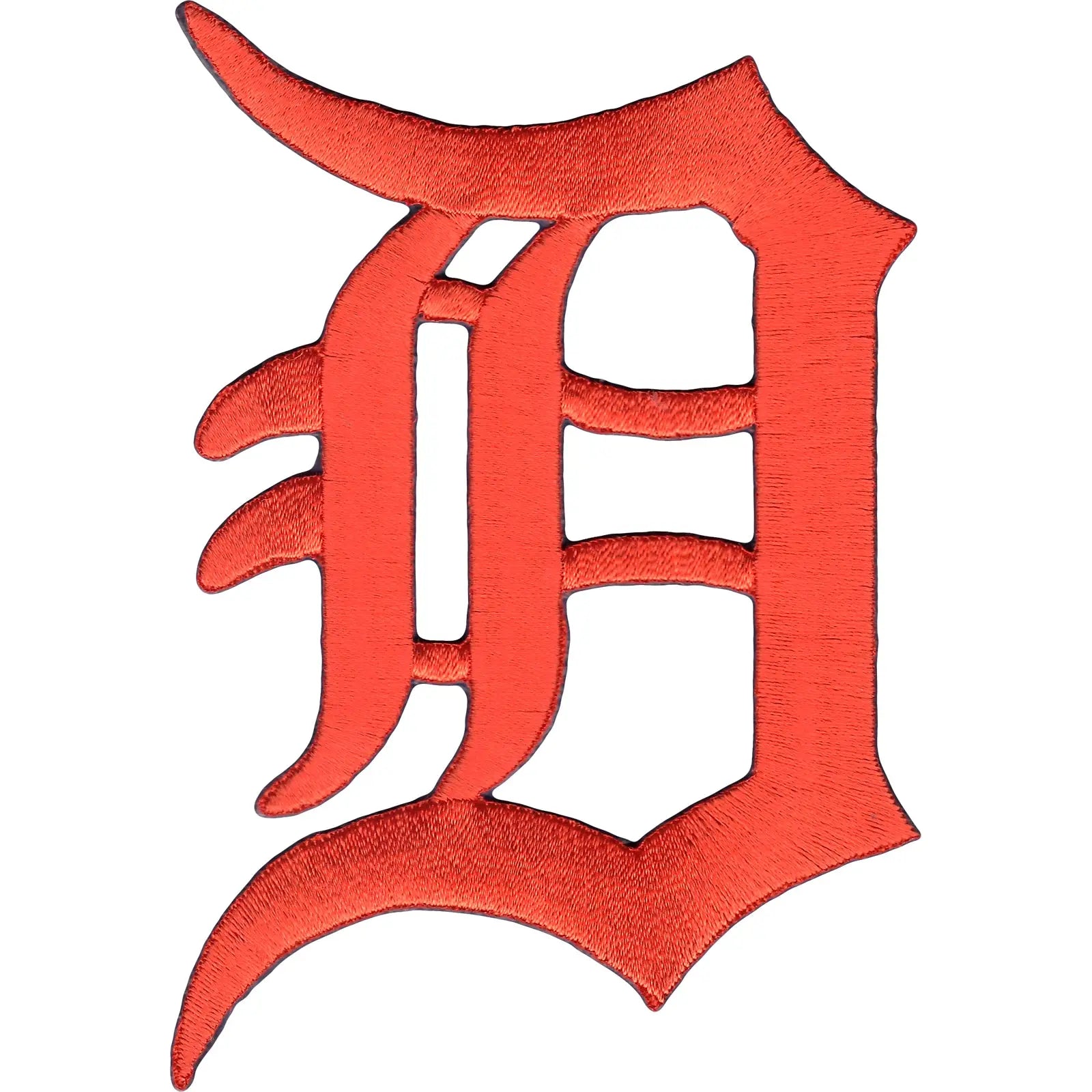 Detroit Tigers Letter Logo Patch - Orange