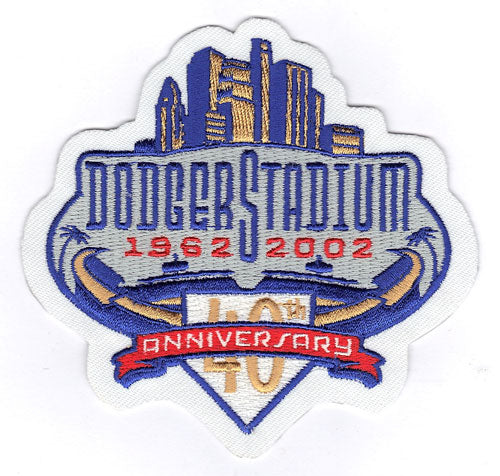 MLB​ LA​ Dodgers​ unveil 60th​ anniversary​ ​logo​​ for​ patch​ iron,sewing  on