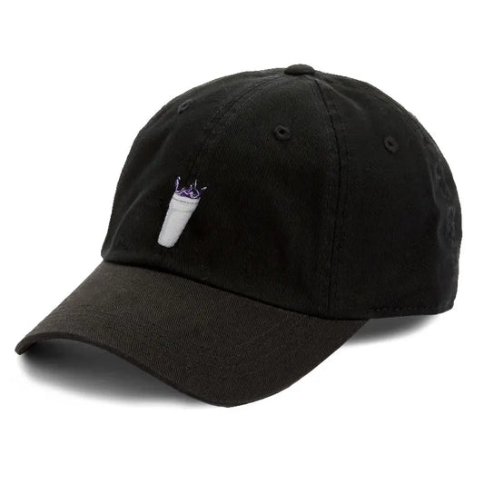 Purple Drank Double Cup Love Dad Hat Embroidered Curved Adjustable Baseball Cap 