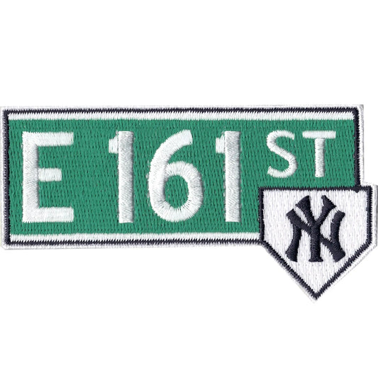 New York Yankees "E 161st" Street Sign Team Patch 