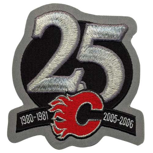 Calgary Flames 25th Anniversary Jersey Patch (2006)