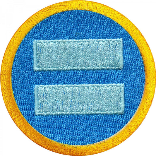 Equality Scout Merit Badge Embroidered Iron-on Patch 