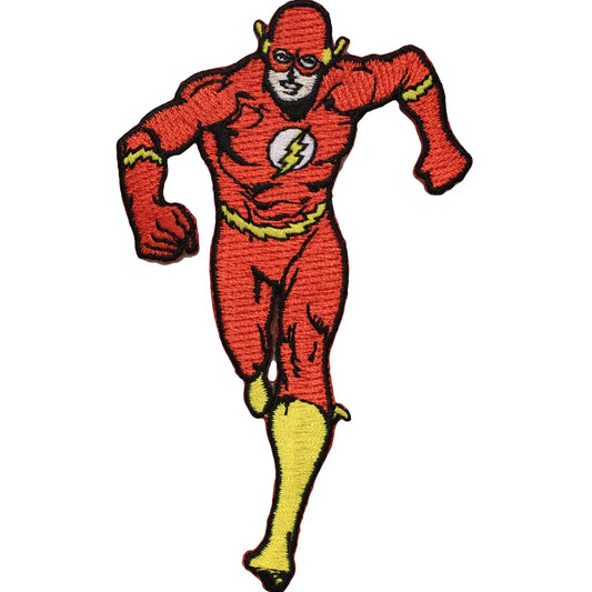 DC Comics The Justice League The Flash Running iron on Applique Patch 