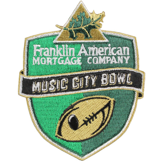 Franklin American Mortgage Company Music City Bowl Jersey Patch Nebraska Vs. Tennessee 2016 