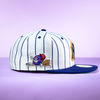 Grape Bubblegum Hat Patch Baseball Flavor Embroidered Iron On