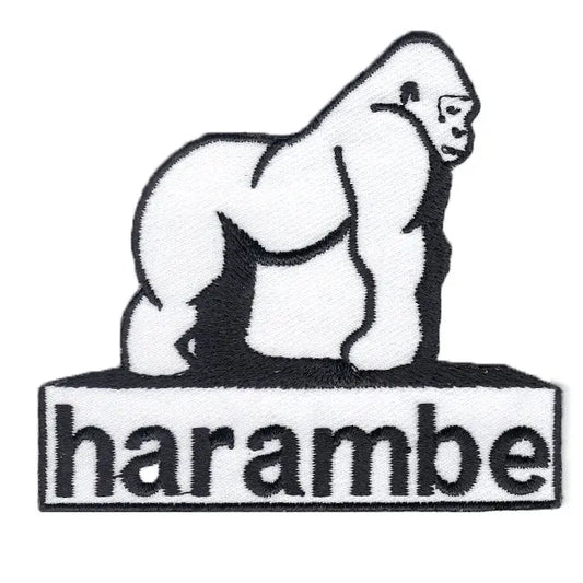 Harambe Gorilla Iron On Patch (ALT) 