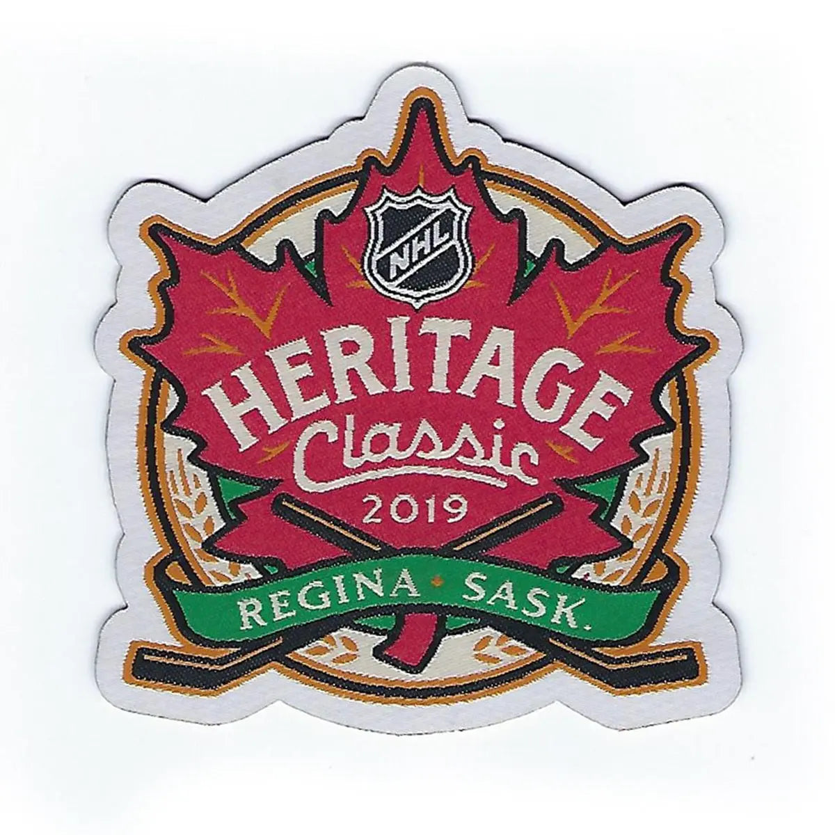 2019 NHL Heritage Classic Jersey Woven Patch Winnipeg Jets Calgary Flames (3 Inches) 