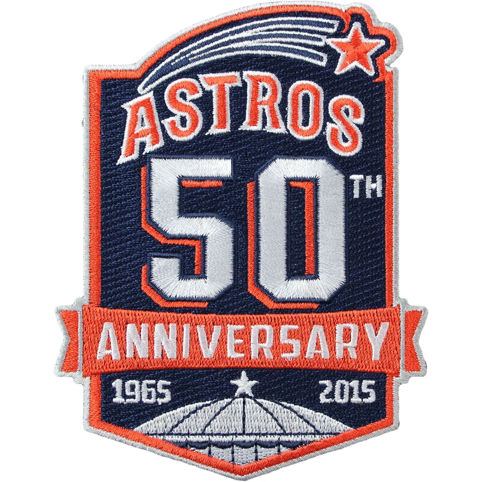 Houston Astros 50th Field Anniversary and Commemorative Patch