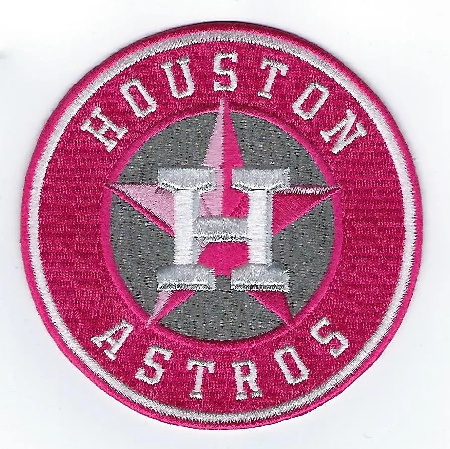 Houston Astros Mothers Day Pink Sleeve Jersey Patch – Patch Collection