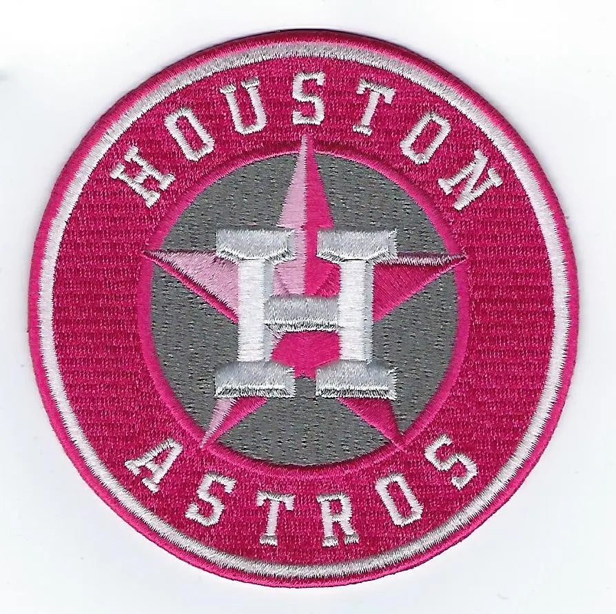 Houston Astros Mothers Day Pink Sleeve Jersey Patch