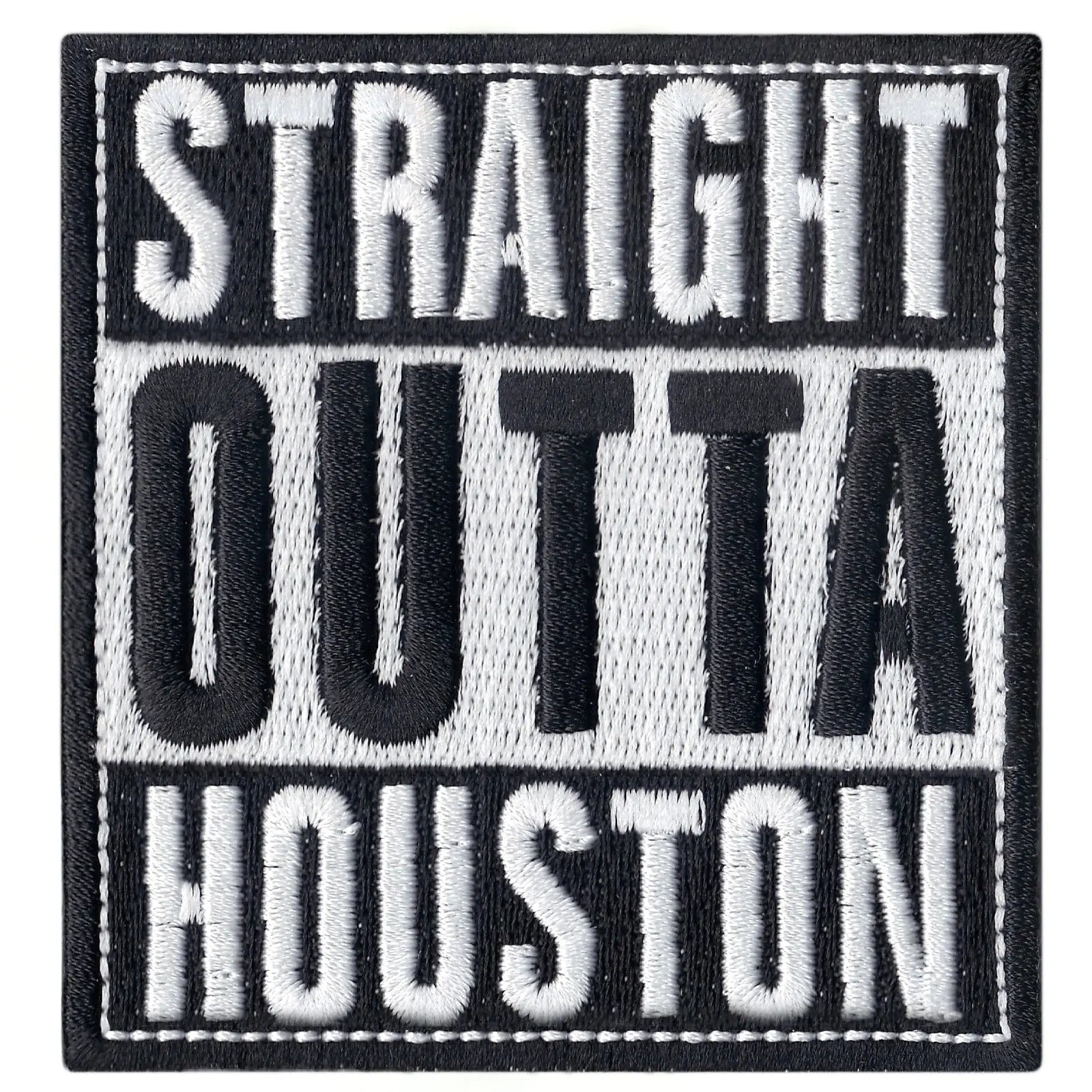 Houston Texas Strong Glitter Patch State Pride Iron on 