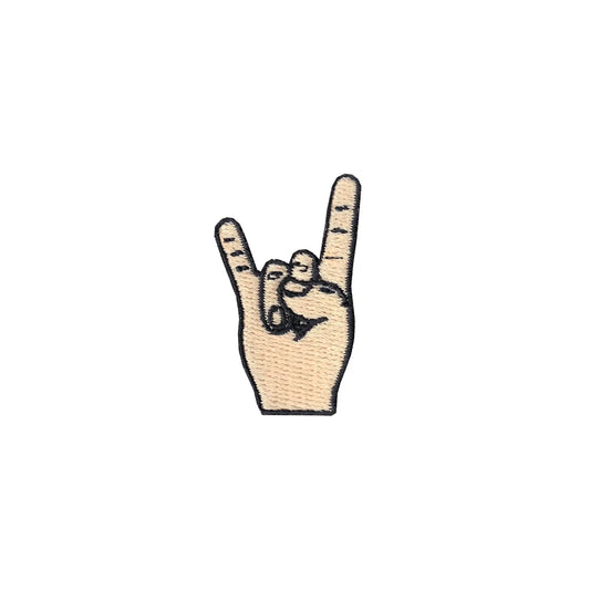 H-Town Hand Small Emoji Meme Iron On Applique Patch 