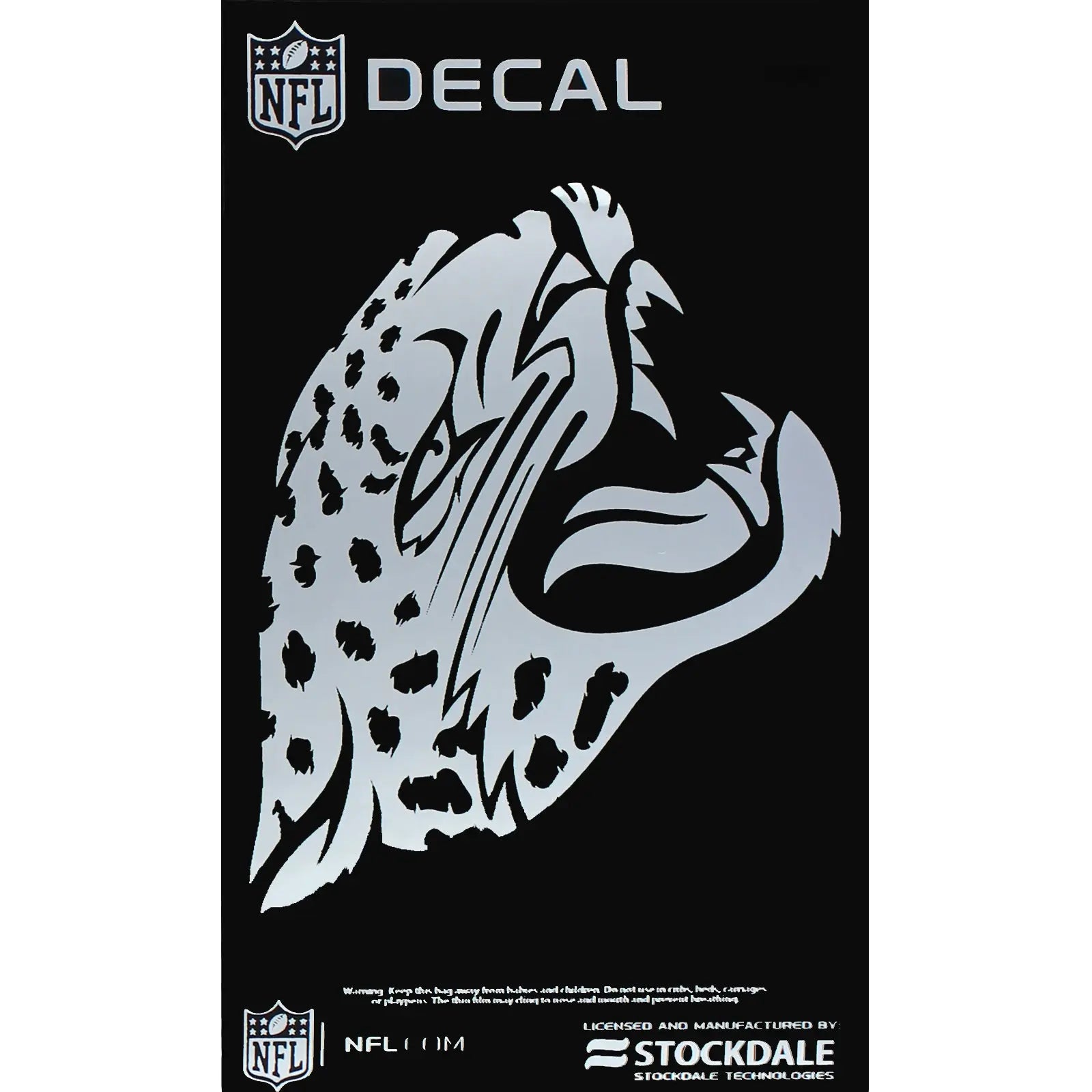 Jacksonville Jaguars Metallic Chrome Decal – Patch Collection