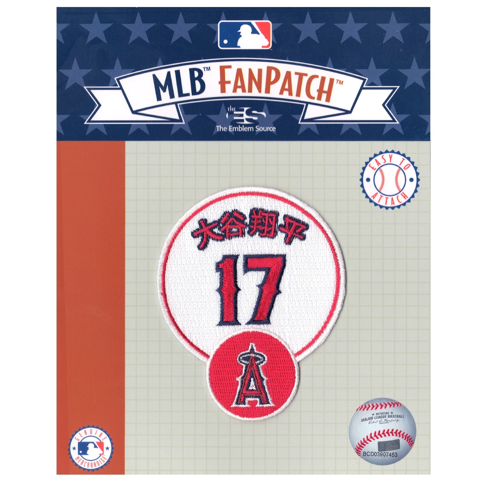Los Angeles Angels Shohei Ohtani Japanese Player Patch