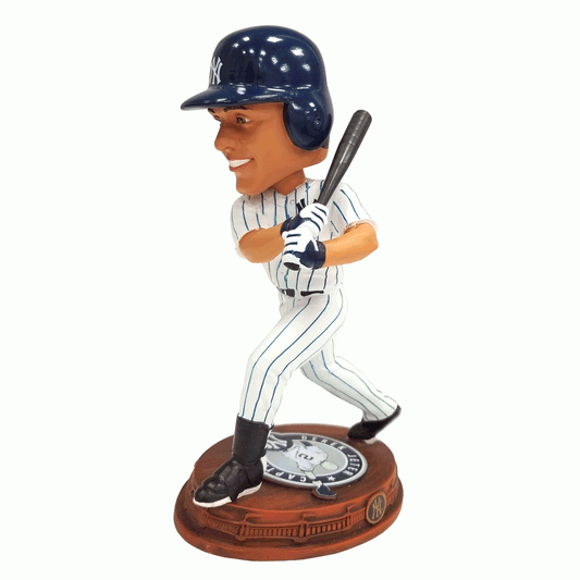 New York Yankees Derek Jeter Day With Base Logo Bobblehead 