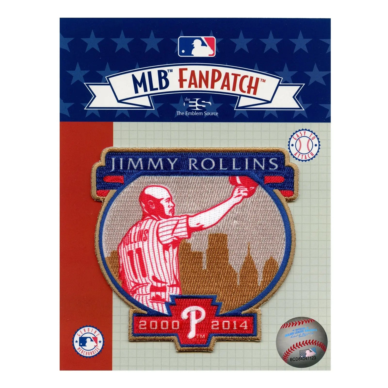 2019 Philadelphia Phillies Jimmy Rollins Retirement #1 Jersey