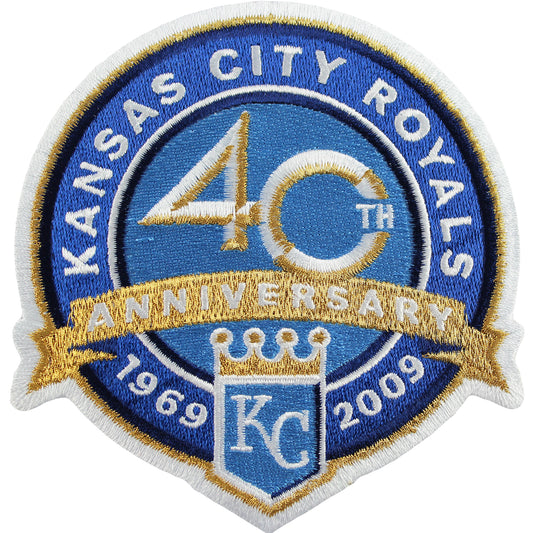 2009 Kansas City Royals 40th Anniversary Jersey Patch 