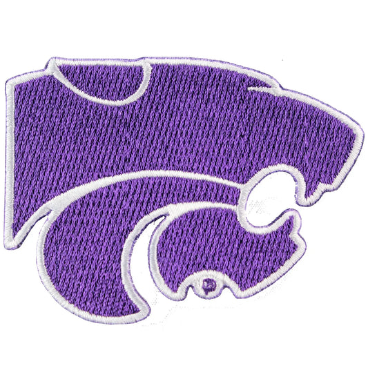 Kansas State Wildcats Primary Logo Iron On Embroidered Patch