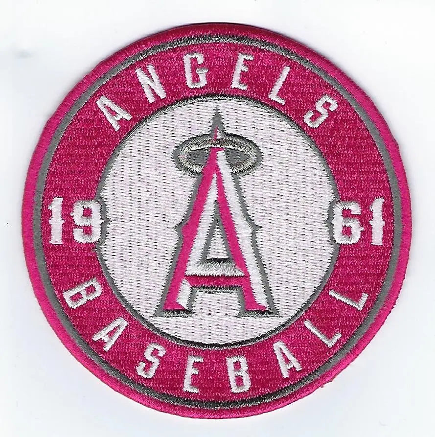 Los Angeles Angels Mothers Day Pink Sleeve Jersey Patch