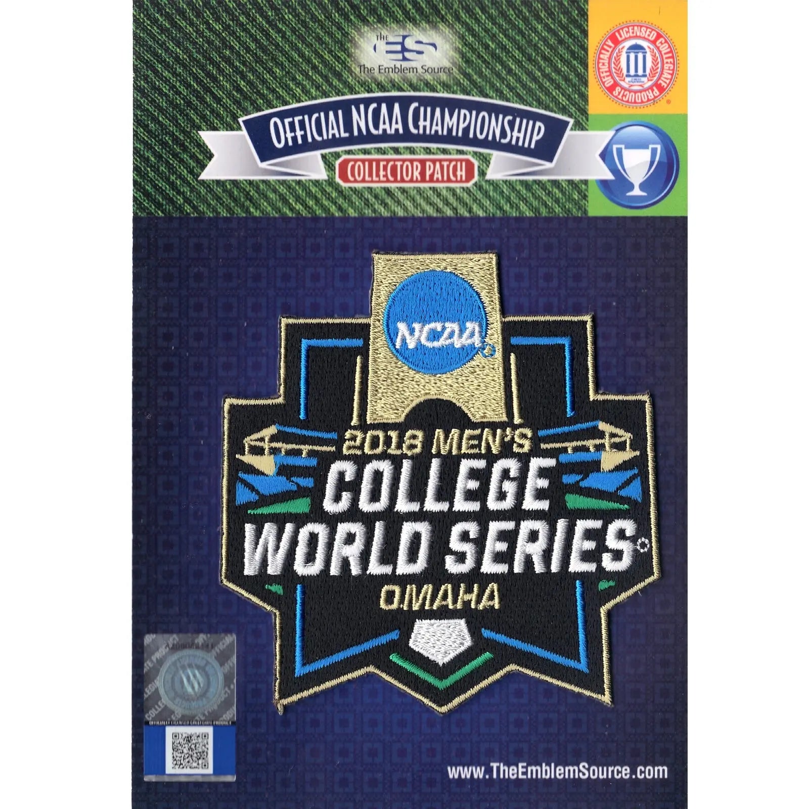 2018 NCAA Men's College World Series Omaha Patch