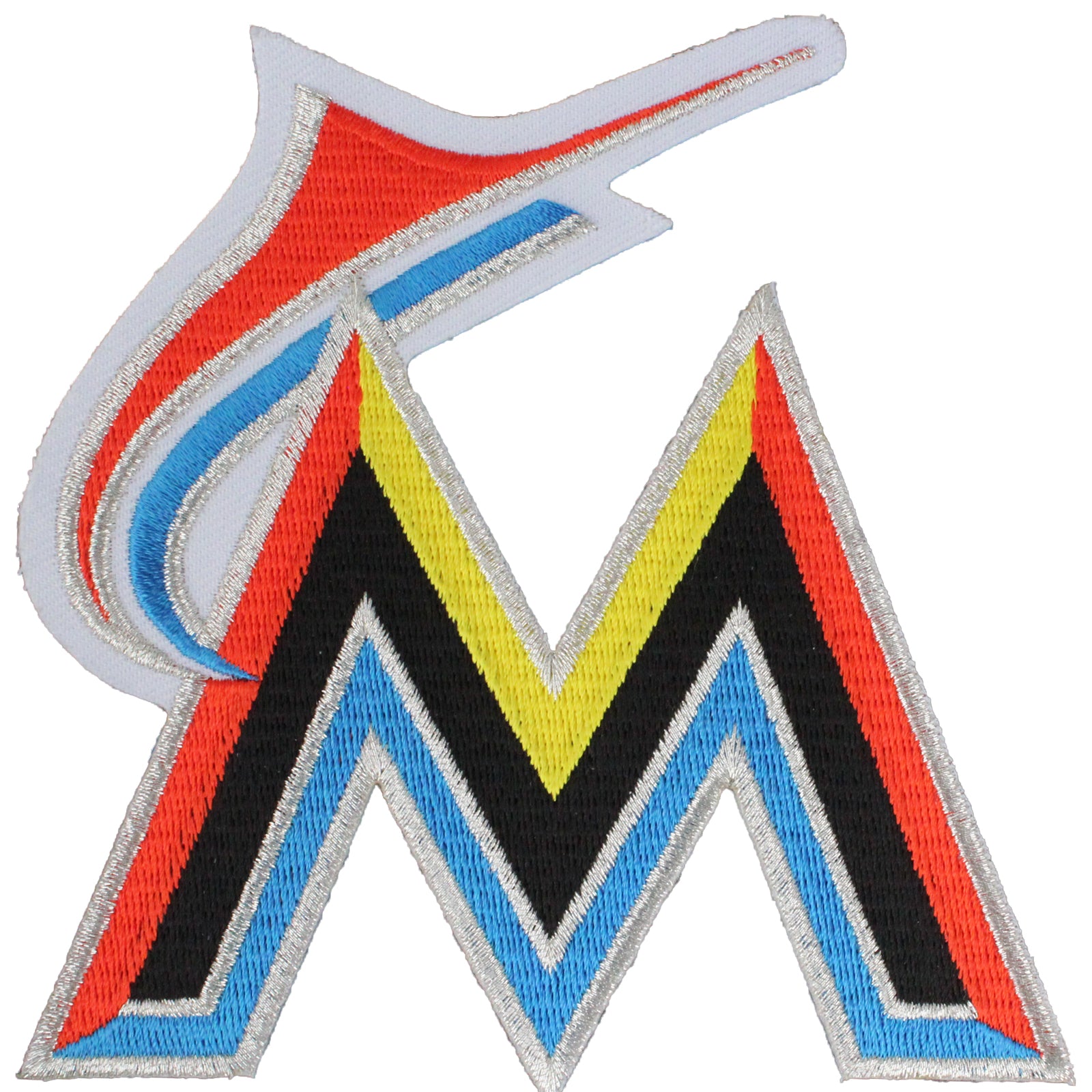 Écusson sur la manche du maillot avec logo de l'équipe primaire des Marlins  de Miami (2012) – Patch Collection