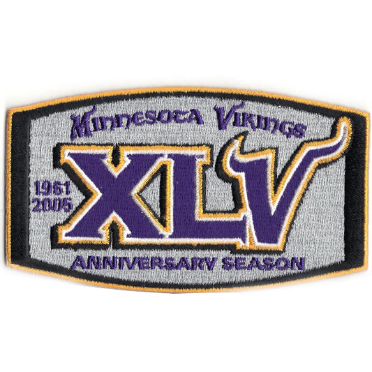 2005 Minnesota Vikings XLV 45th Anniversary Season Patch 