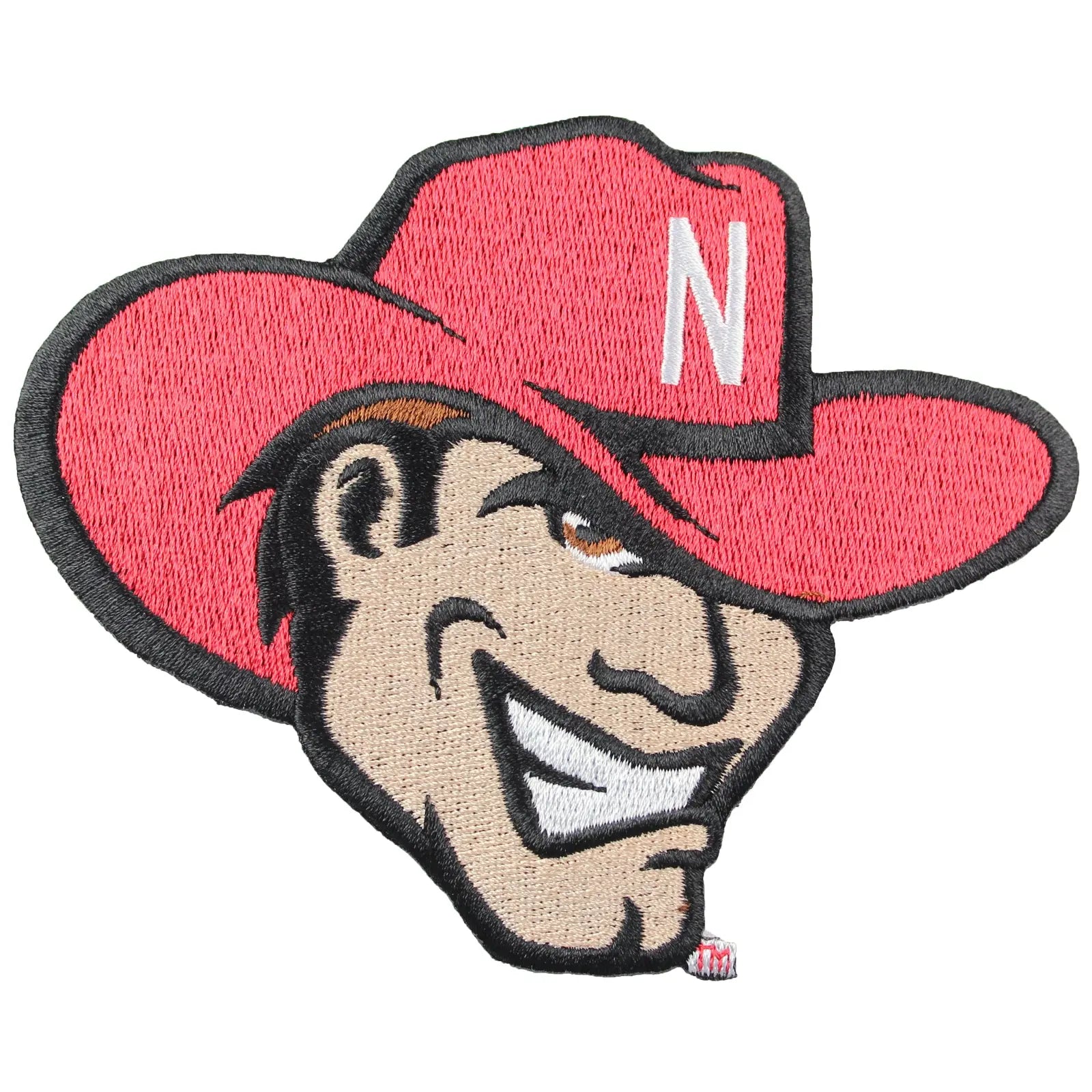 Nebraska Cornhuskers Mascot Logo Iron On Embroidered Patch