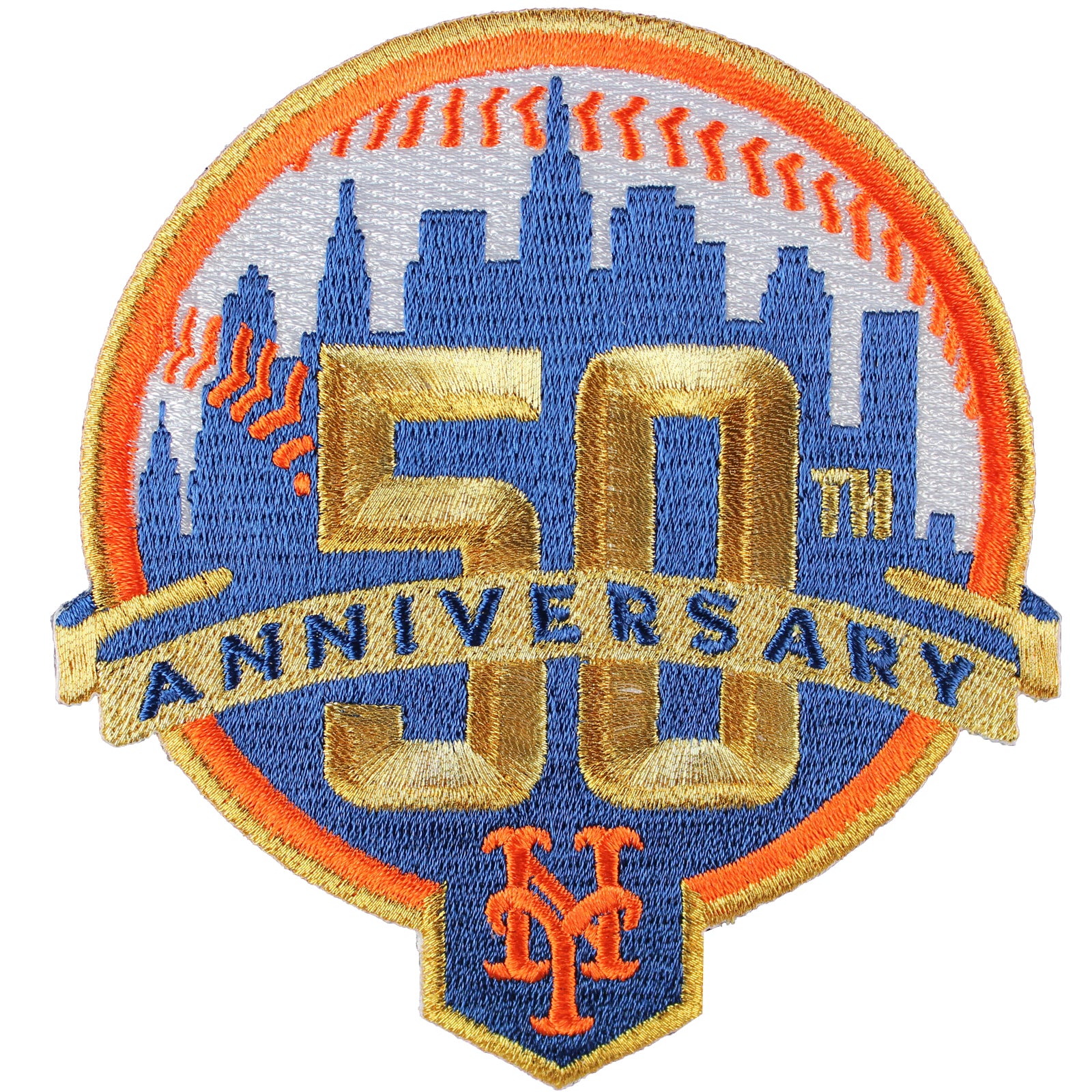 2012 New York Mets 50th Anniversary Jersey Sleeve Patch – Patch Collection