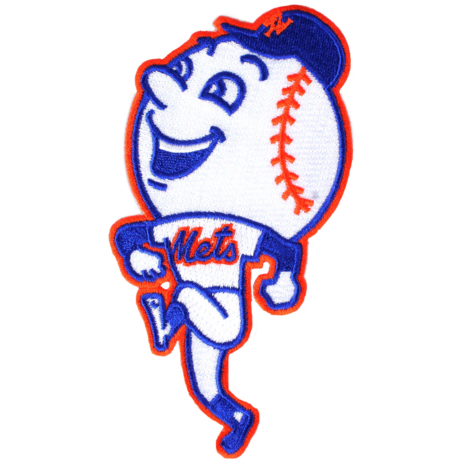 New York Mets Mr. Met Skipping Sleeve Jersey Patch (2014) – Patch Collection