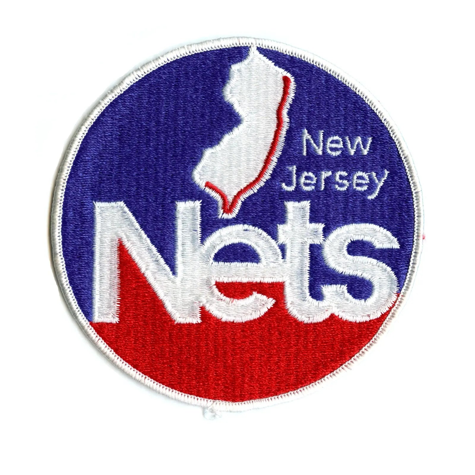 Rare New Jersey Nets NBA Basketball Vintage Round Team Logo Patch