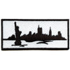 New York City Skyline and Statue Of Liberty Box Logo Iron On Patch 