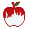 New York Skyline Apple Iron On Patch 