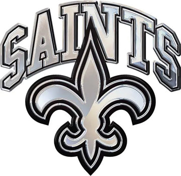 New Orleans Saints 'Saints' Solid Metal Auto Emblem 