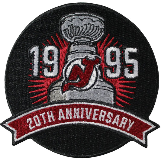 2015 New Jersey Devils 20th Anniversary of 1995 NHL Stanley Cup Final Championship Patch 