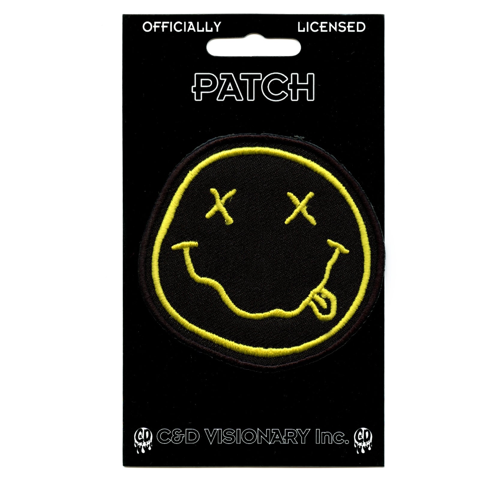 NIRVANA SMILEY FACE PATCH – The Patch Parlour Collective