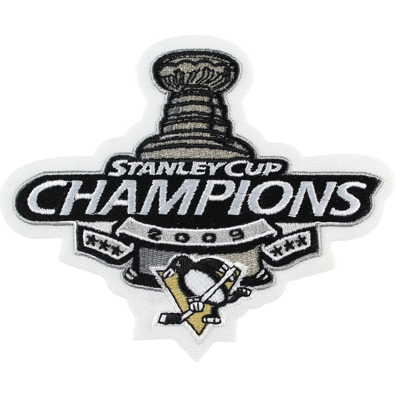 2009 NHL Stanley Cup Champions Jersey Patch Pittsburgh Penguins 
