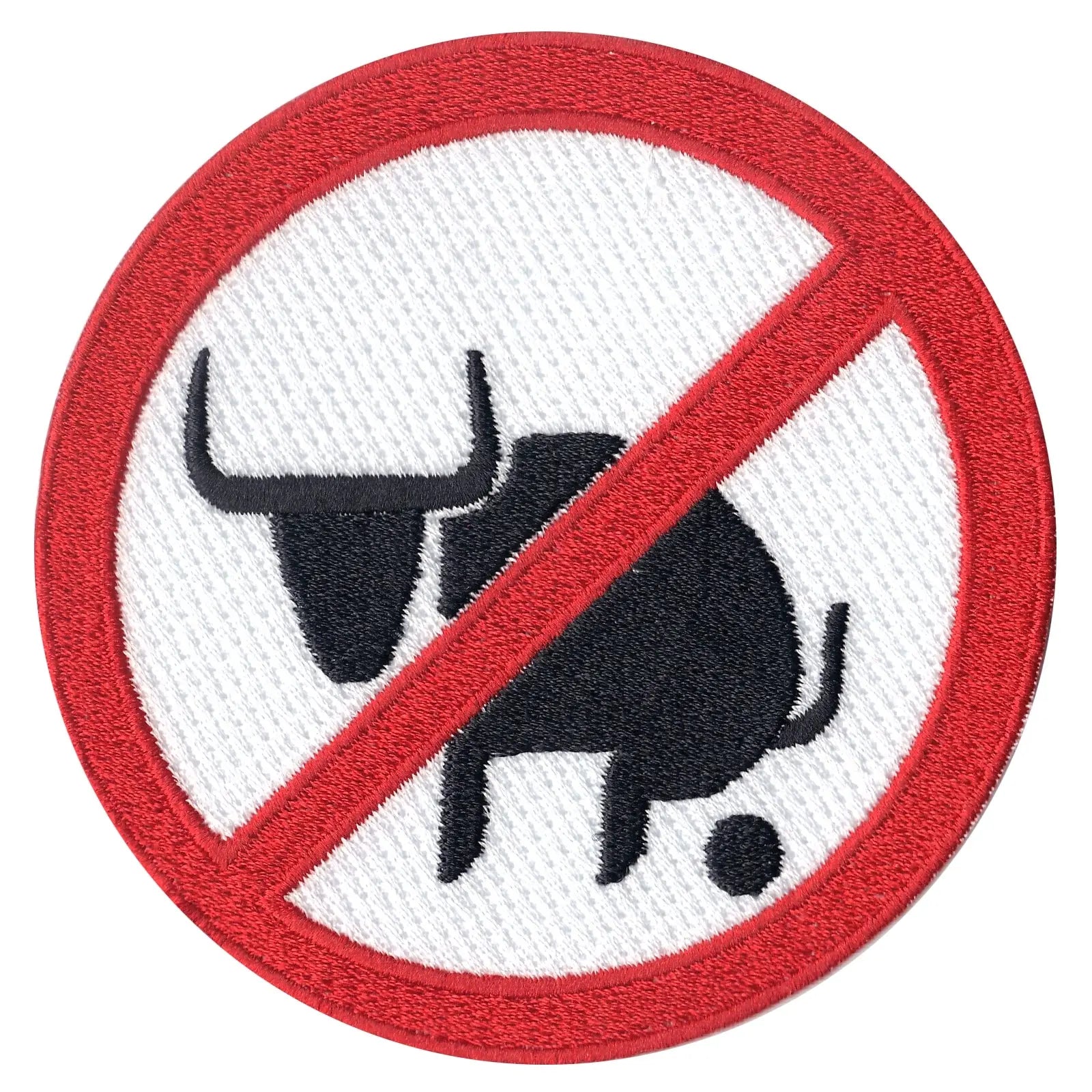 No Bullshit Iron On Patch