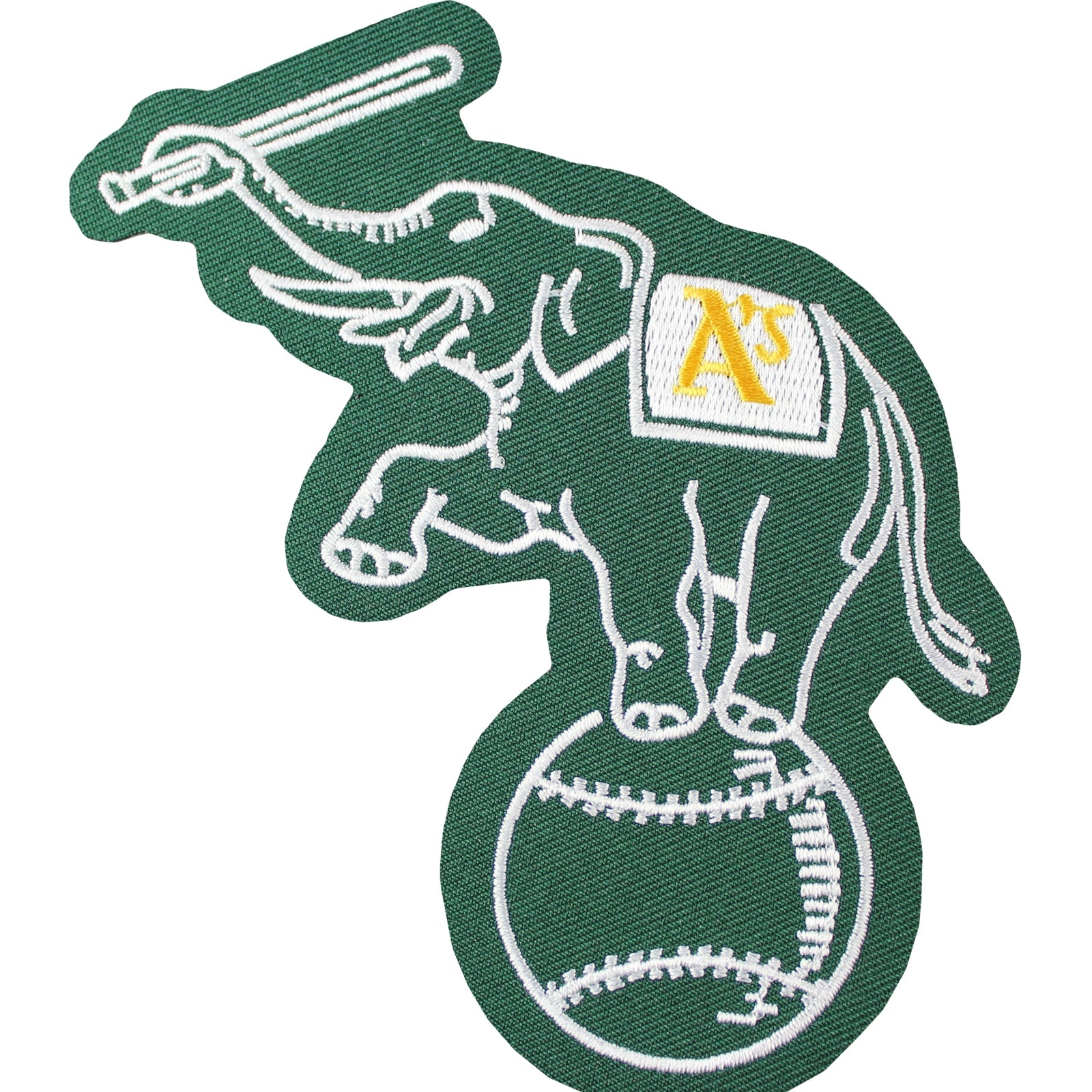 19 x 30 Oakland Athletics Elephant Logo Green Rectangle Starter