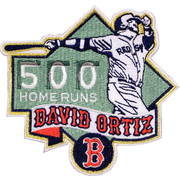 Boston Red Sox David Ortiz #34 500 Home Runs Patch 
