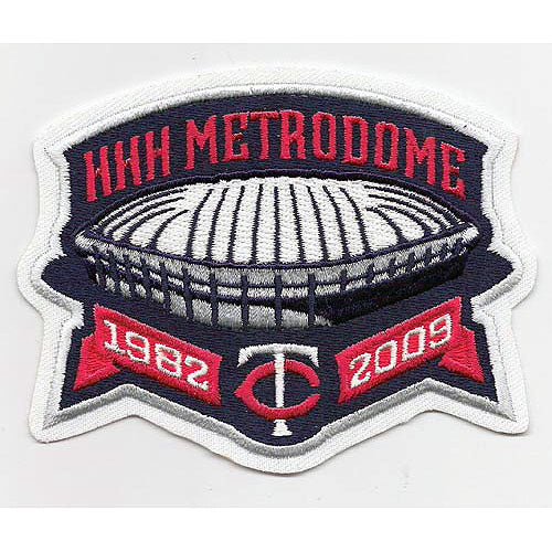 2009 Minnesota Twins HHH Metrodome Final Season Patch 