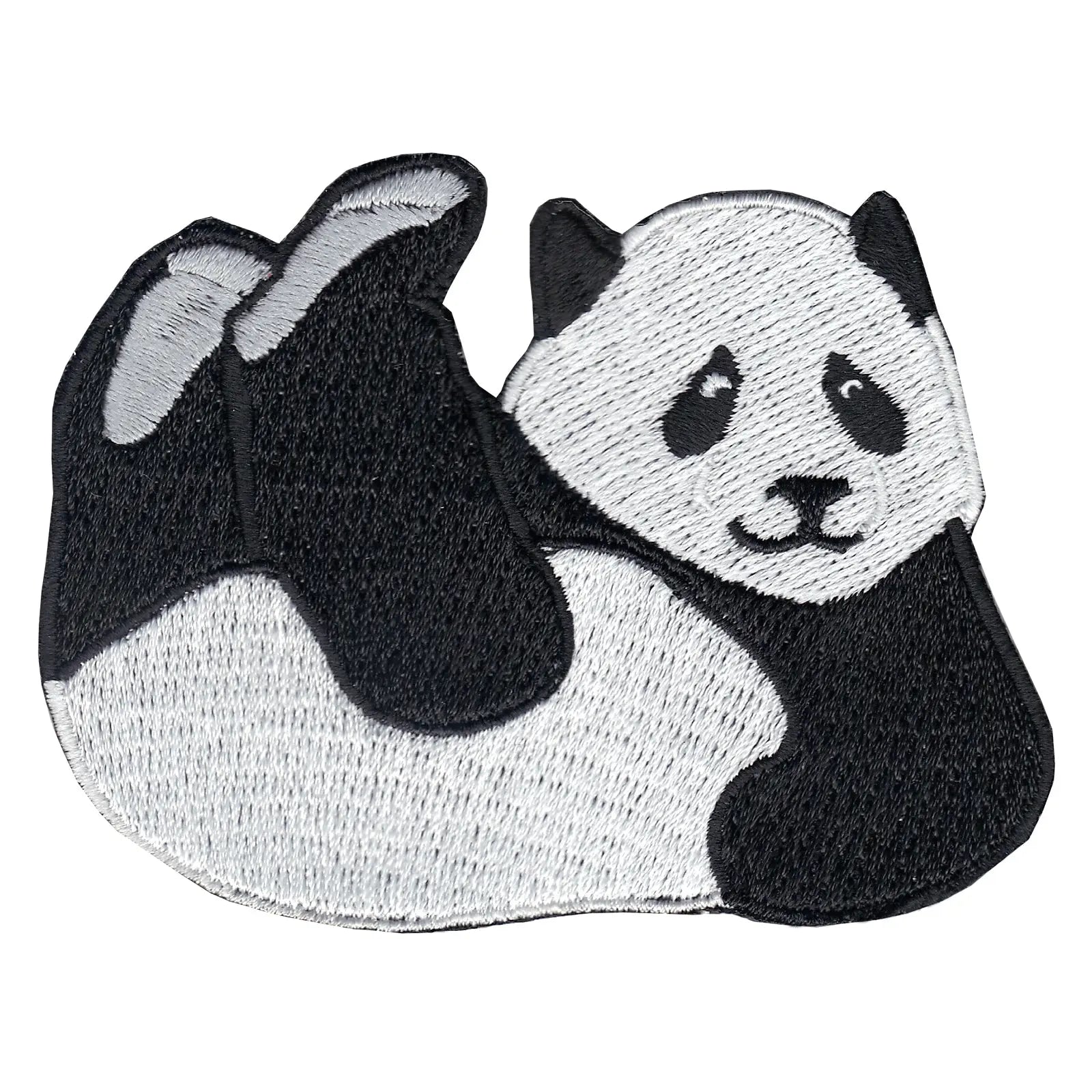 Panda Embroidered Iron On Patch