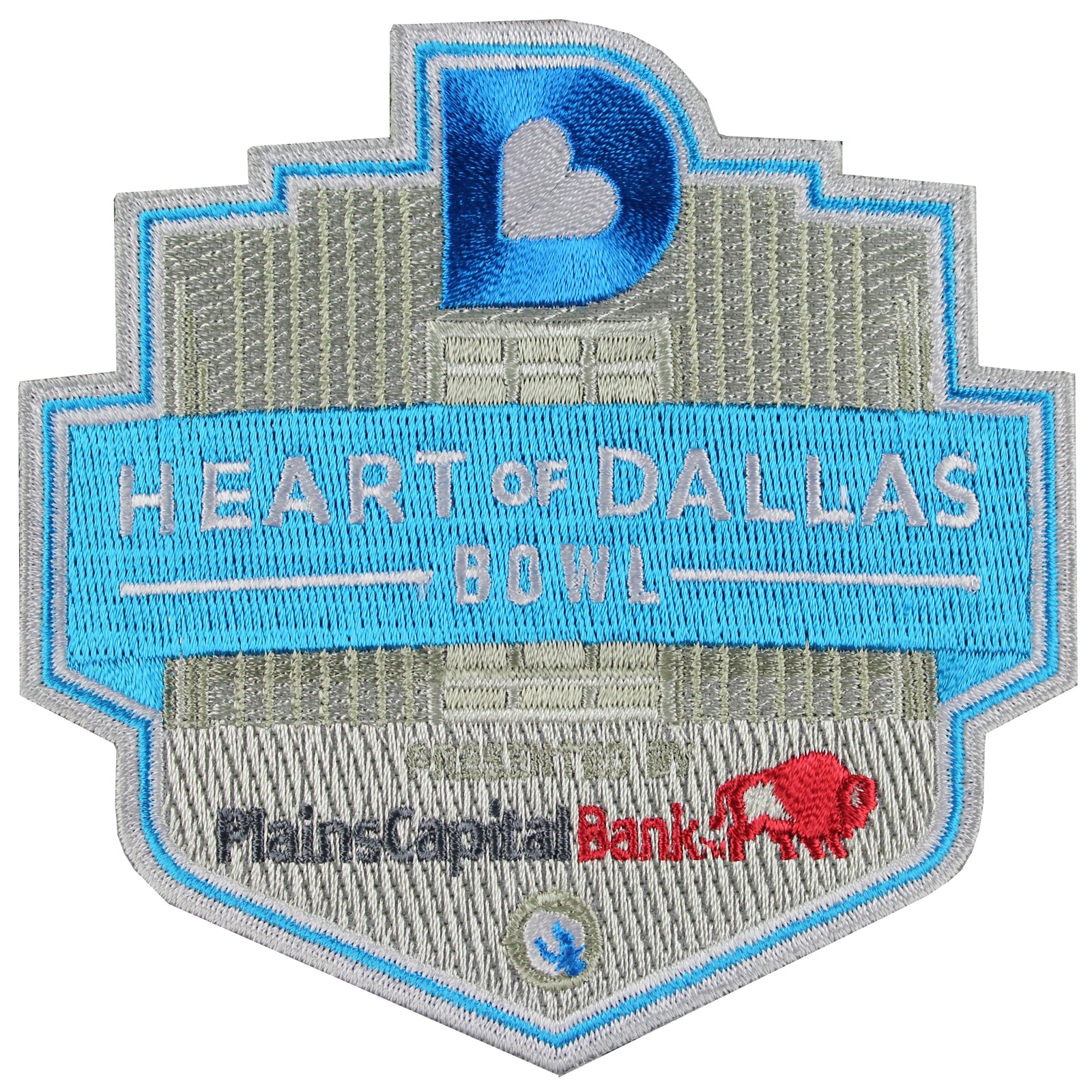 Plains Capital Bank Heart Of Dallas Bowl Game Jersey Patch (2014 UNLV vs. North Texas)