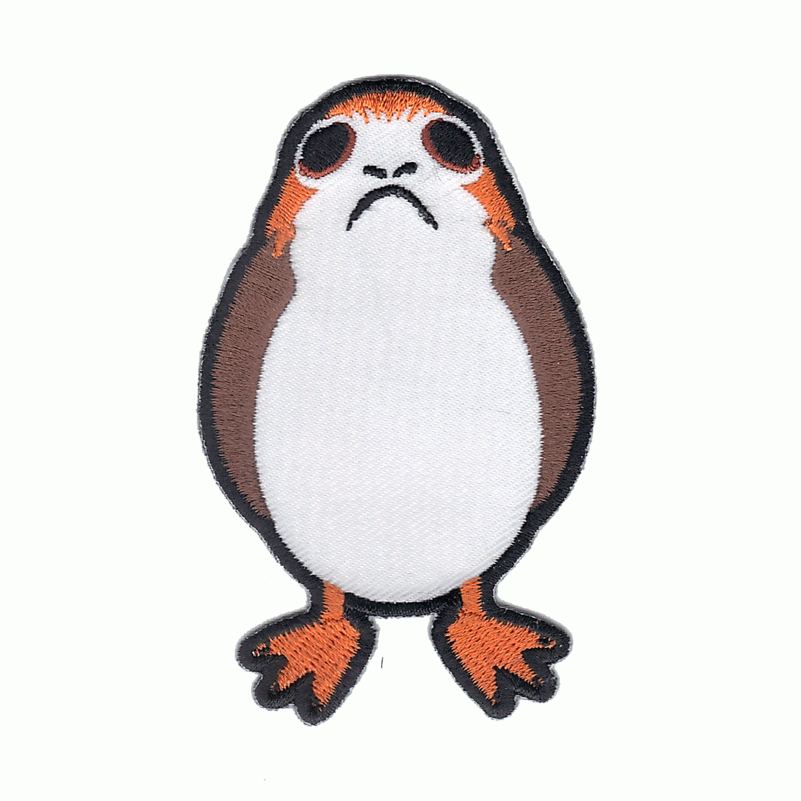 Star Wars The Last Jedi Porg Logo Iron On Patch
