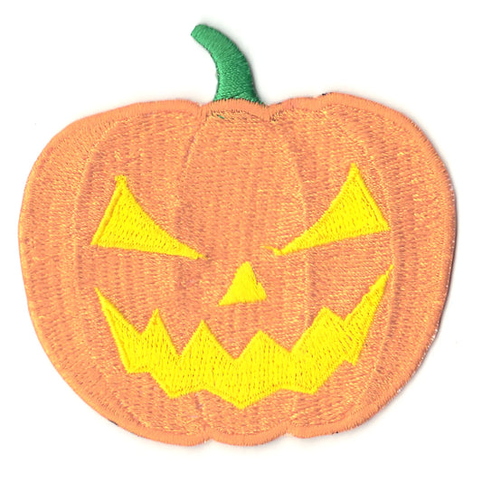 Halloween Evil Laughing Pumpkin Iron On Patch