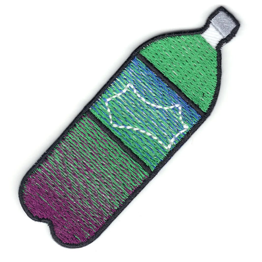 Purple Drank Syrup 2 Liter Soda Bottle Emoji Iron On Patch 