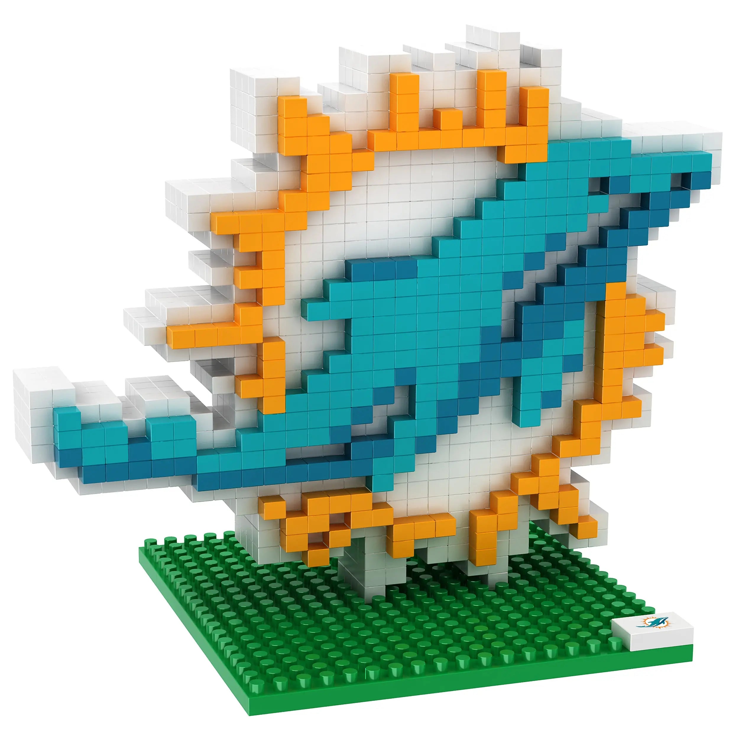 Miami Dolphins BRXLZ Team Logo Puzzle Set