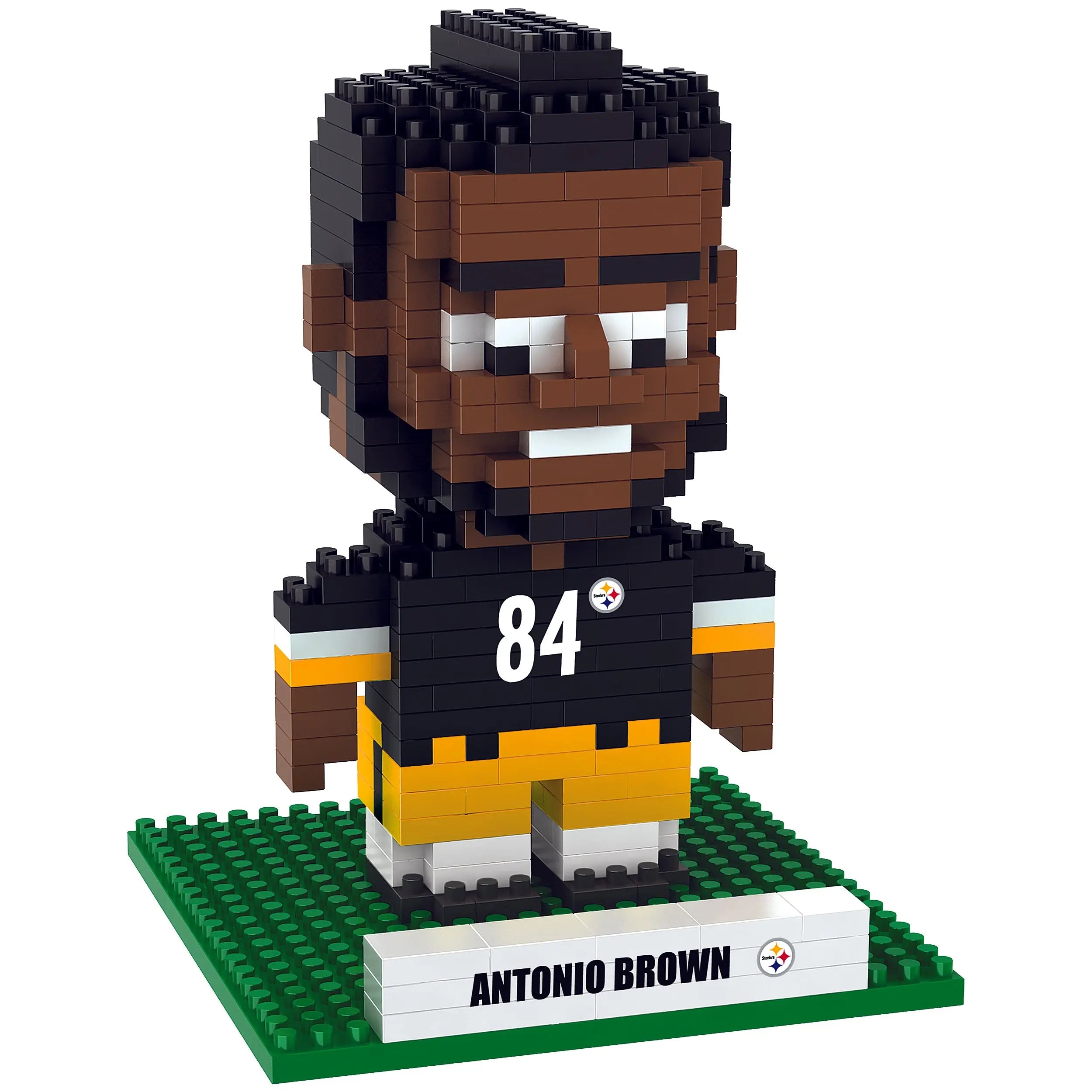 Pittsburgh Steelers Antonio Brown #84 BRXLZ Team Logo Puzzle Set – Patch  Collection