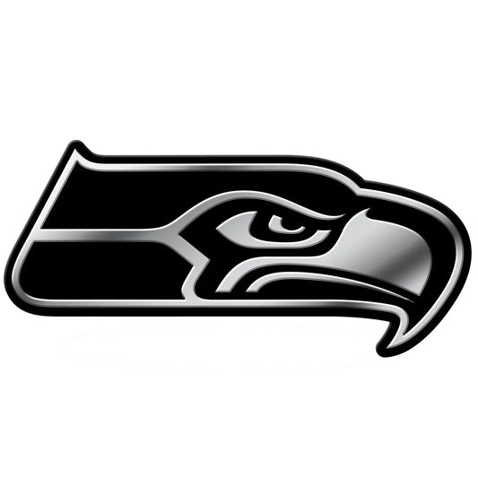 Seattle Seahawks Car 3D Chrome Auto Emblem (RICO) 