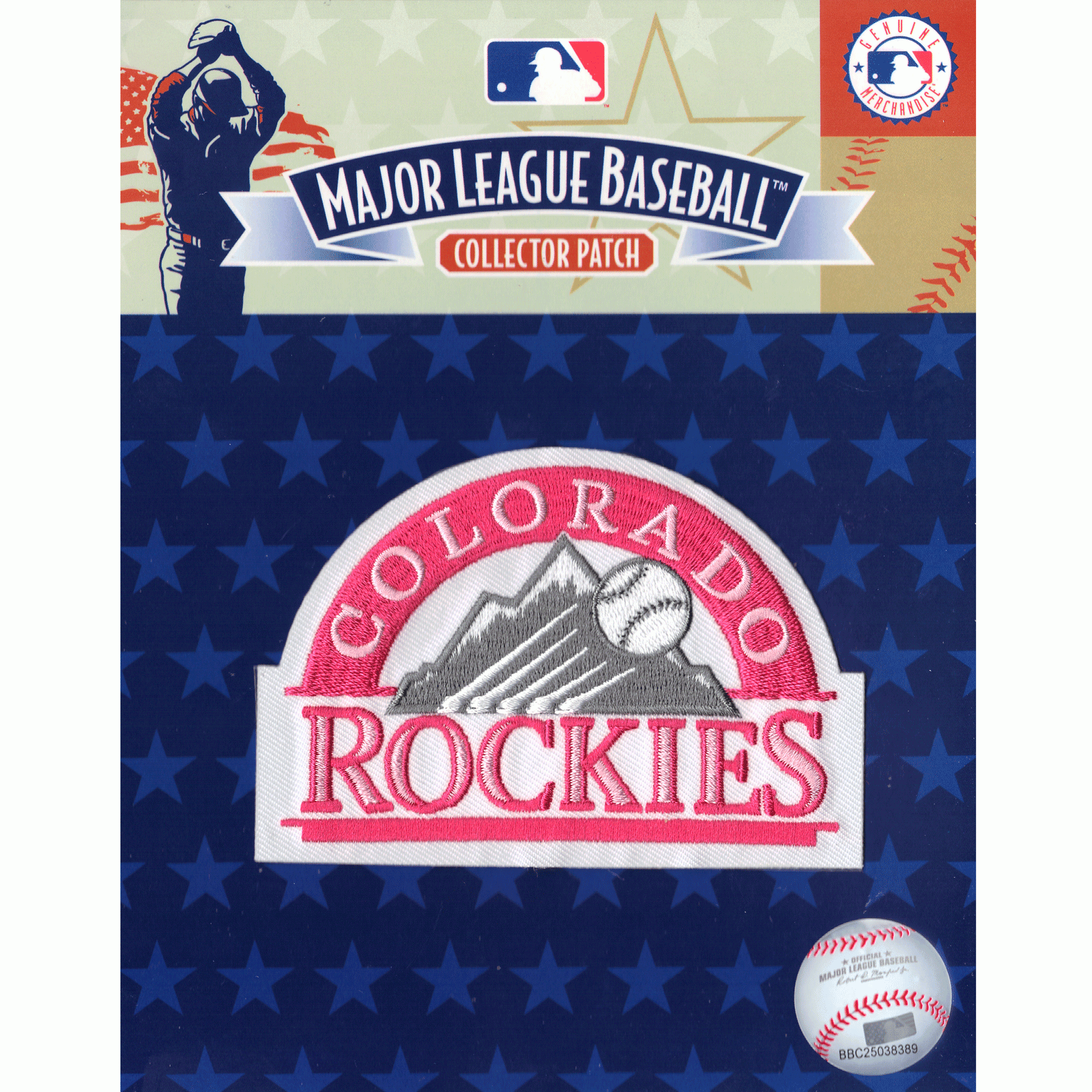 Colorado Rockies Mothers Day Pink Sleeve Jersey Patch