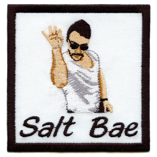 Salt Bae Emoji Meme Embroidered Patch 